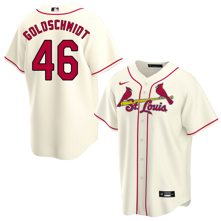 Nike Men #46 Paul Goldschmidt St.Louis Cardinals Baseball Jerseys Sale-Cream